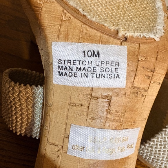 Share Mootsies Tootsies Beige Slip on Sandals Women's 10M - Picture 6 of 8